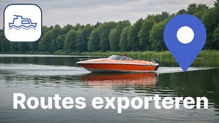 Waterkaarten routes exporteren naar bijv Raymarine plotters [upl. by Leirej]