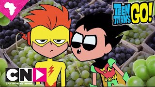 Teen Titans Go  Sour Grapes  Cartoon Network Africa [upl. by Ardnossac]