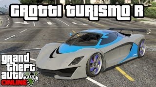 GTA 5 Online DLC quotGrotti Turismo Rquot Car Showcase Customized quotGta Online Carsquot GTA 5 DLC GTA V [upl. by Fishback387]