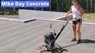 Finishing Concrete  Is Anyone Teaching You This Skill [upl. by Inasah307]