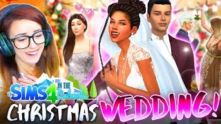 CHRISTMAS DAY WEDDING 🎄💚 The Sims 4 IN THE SUBURBS 56 🏘 [upl. by Noyr]