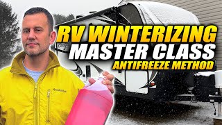 RV Winterizing Made Easy  Step by Step Process for Beginners Antifreeze Method [upl. by Acnaib]