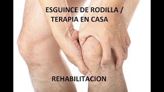 Esguince de Rodilla  rehabilitacion fisica [upl. by Mozes]