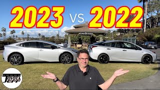 AllNew 2023 Prius vs 2022 I Compare So You Can Decide [upl. by Mellitz]