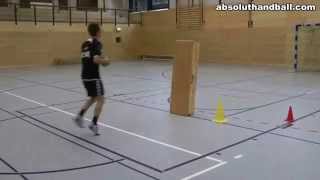 Balonmano Entrenamiento de finta y técnica [upl. by Inanak]