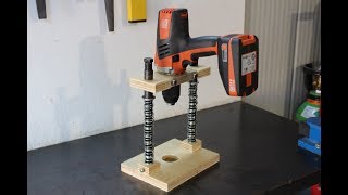 supporto per trapano fai da te homemade mobile drill stand [upl. by Jacques]