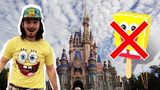 People in Disney Hate Spongebob Wearing a Spongebob Shirt in Disney [upl. by Tripp518]