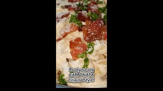 Quick and Easy Filipino Carbonara Recipe  StepbyStep Tutoria [upl. by Skutchan]