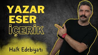 Yazar Eser içerik Halk Edebiyatı Rüştü hoca [upl. by Emarie848]