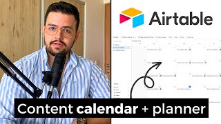 How to use Airtable manage social media content Airtable tutorial [upl. by Anividul336]