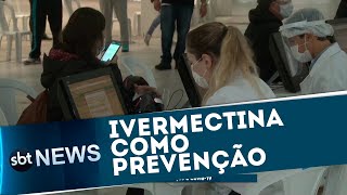 Ivermectina como prevenção  SBT News 070720 [upl. by Reamy697]