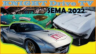 Every Corvette at SEMA 2022  EV Conversion  All GENS [upl. by Assirk]