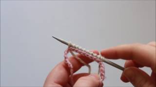 Provisional cast on for knitting using the crochet chain method [upl. by Buchanan]