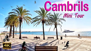 Cambrils Spain  Family Holiday Resort Costa Dorada Winter Sun Next door to Salou 4K [upl. by Aleakcim611]