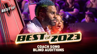 Coaches in SHOCK when hearing their OWN SONGS on The Voice 2023  Best of 2023 [upl. by Ahseiyt]