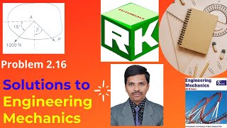 Problem 216 Solution to Engineering Mechanics Timoshenko Young Parallelogram Law [upl. by Crystie54]