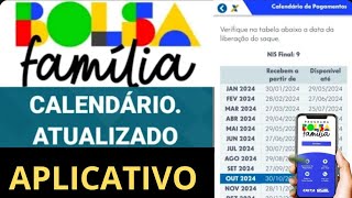 ✅️ CALENDÁRIO ATULIZOU NO APLICATIVO BOLSA FAMÍLIA MÊS DE OUTUBRO [upl. by Colton]