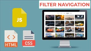 StepbyStep Guide Building Filter Navigation in HTML CSS JS [upl. by Aihsal]