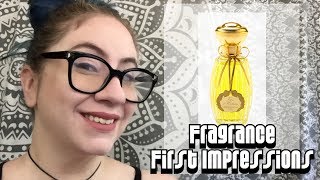 Fragrance First Impressions  Annick Goutal Eau dHadrien  Niche Unisex [upl. by Meredi]