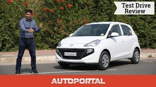 2018 Hyundai Santro Test Drive Review  Autoportal [upl. by Fanning]