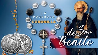 Coronilla a SAN BENITO FAVOR o Gracia Especial 🤲 Rosarito de PROTECCIÓN a San Benito Abad  Letra [upl. by Bonina]