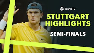 Matteo Berrettini Plays Lorenzo Musetti amp Draper vs Nakashima  Stuttgart 2024 SemiFinal Highlights [upl. by Sirapal]