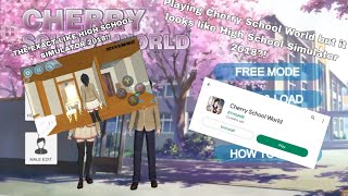 Playing Cherry School World its not the original hss 2018 [upl. by Publea368]