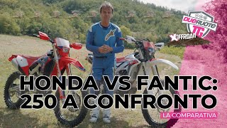 Honda vs Fantic 250 a confronto [upl. by Elletnahs]