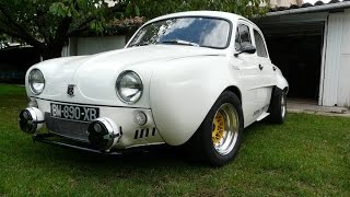 1er tour de roues dune dauphine proto avec un 1600 gordini 165cv [upl. by Nwahsud142]