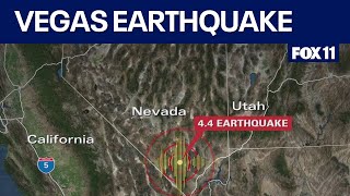 Earthquake aftershock reported in Las Vegas [upl. by Booma]