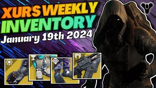 Does Xur Have ANYTHING GOOD This Week Destiny 2  Xur Weekly Inventory [upl. by Alleahcim]