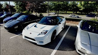 NSX Day at Cars amp Coffee Morrisville [upl. by Newfeld737]