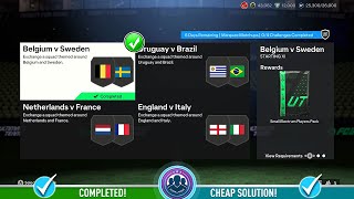 FC 24 Marquee Matchups – Belgium v Sweden SBC  Cheap Solution amp Tips [upl. by Grannia544]