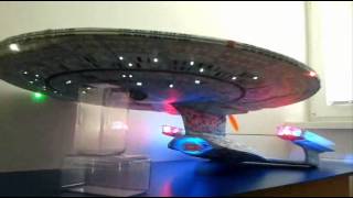 Flying RC Model StarTrek USSEnterprise NCC1701D Part 1 [upl. by Llatsyrc]