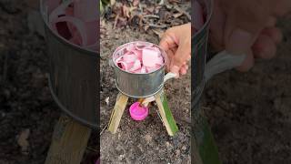 Survival Skills How to wash hands to save soap in forest camping outdoor bushcraft lifehacks [upl. by Ahtnamas]