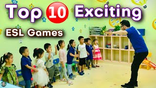 385  Top 10 Exciting ESL Games for kids [upl. by Hnilym420]