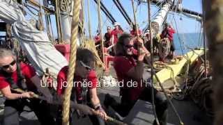 Une journée à bord de la frégate Hermione [upl. by Tandie]