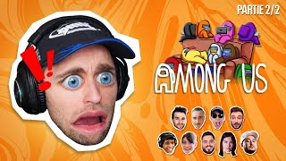 Among Us Partie 22  Rediffusion Squeezie du 2806 [upl. by Ardnuahc]