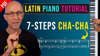 🎹 How To Play Latin Piano  Step By Step Guide No1 ChaCha jazzpiano latinmusic [upl. by Eimmas]