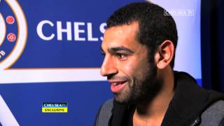 EXCLUSIVE New signing Mohamed Salah speaks to Chelsea TV [upl. by Itsym]