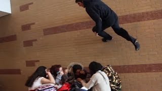 Parkour at school [upl. by Eitsirc]