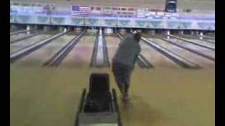 Weirdest Bowling strike celebration ever [upl. by Anelra]