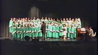 POULENC Gloria – South Plainfield High School Chorus New Jersey 1993 [upl. by Einnil]