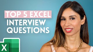 5 Excel INTERVIEW Questions You NEED to Get RIGHT [upl. by Lorenzana]