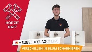 WELKE SOORTEN BLUM SCHARNIEREN ZIJN ER [upl. by Adas]