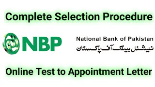 NBP Complete Selection Procedure  GBO AFO Account Opening Relationship Officer  NBP Jobs [upl. by Alick644]