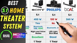 Best Soundbar in India 🔥 Best 51 Home Theater Soundbar 🔥 Dolby Atmos Soundbar 2023 [upl. by Emoraj]