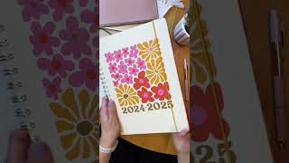 Retro Floral Teacher Planner l Southworth 2024 Retro Floral Twin Wire Planner l Teacher Planners [upl. by Three]