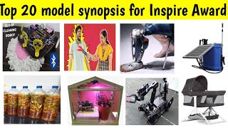 Top 20 model ideas for science Inspire Award science inspire award inspire award new ideas [upl. by Harald]