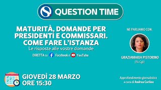 Maturità domande per presidenti e commissari Come fare l’istanza [upl. by Studnia]